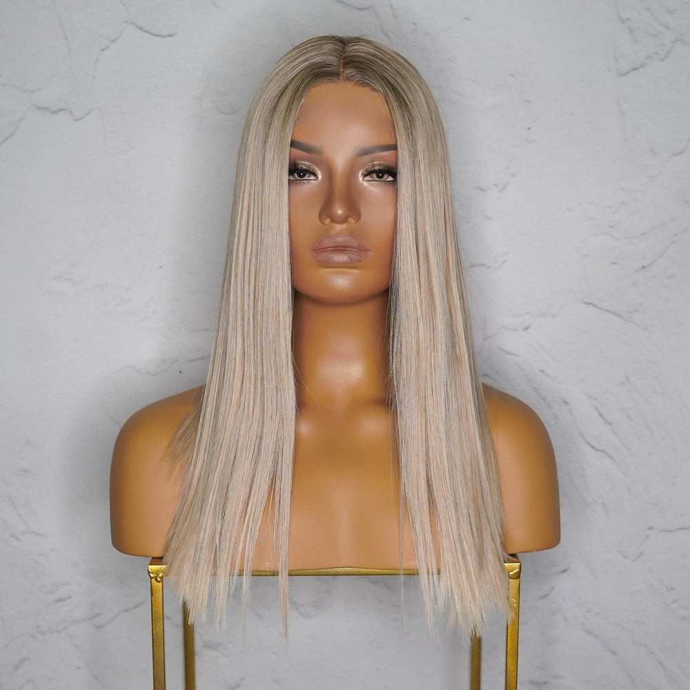 MISHKA Ombre Lace Front Wig - Milk & Honey