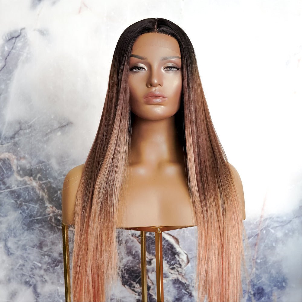 MOLLY Ombre 24" Lace Front Wig - Milk & Honey