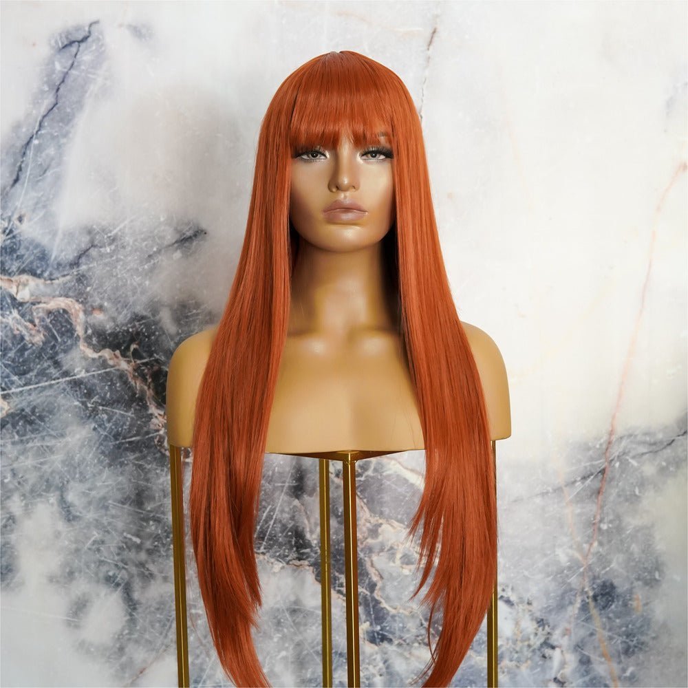 MONTANA AUBURN Fringe Wig - Milk &amp; Honey Wigs