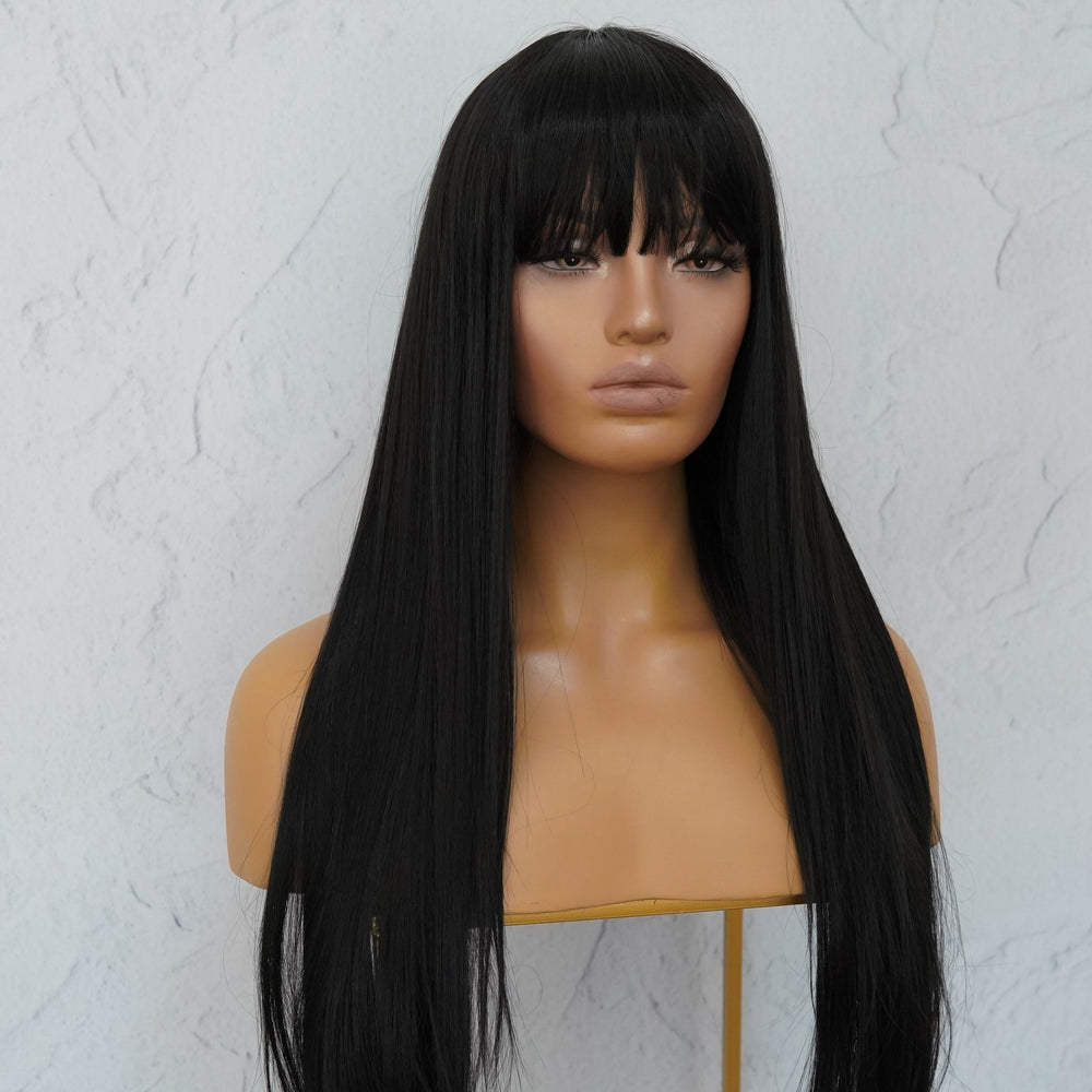 MONTANA Black Fringe Wig - Milk & Honey