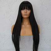 MONTANA Black Fringe Wig - Milk & Honey Wigs