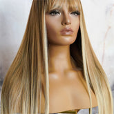 MONTANA CARAMEL Fringe Wig - Milk & Honey Wigs