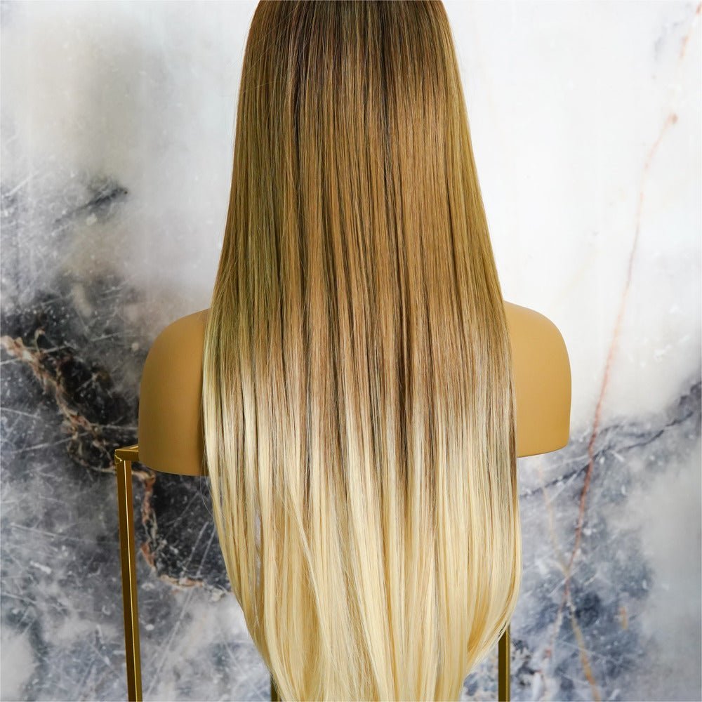 MONTANA CARAMEL Fringe Wig - Milk &amp; Honey Wigs