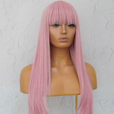 MONTANA Pink Fringe Wig - Milk & Honey Wigs