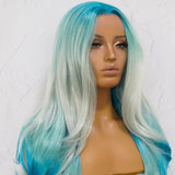 MYKONOS Ombre Blue Lace Front Wig - Milk & Honey