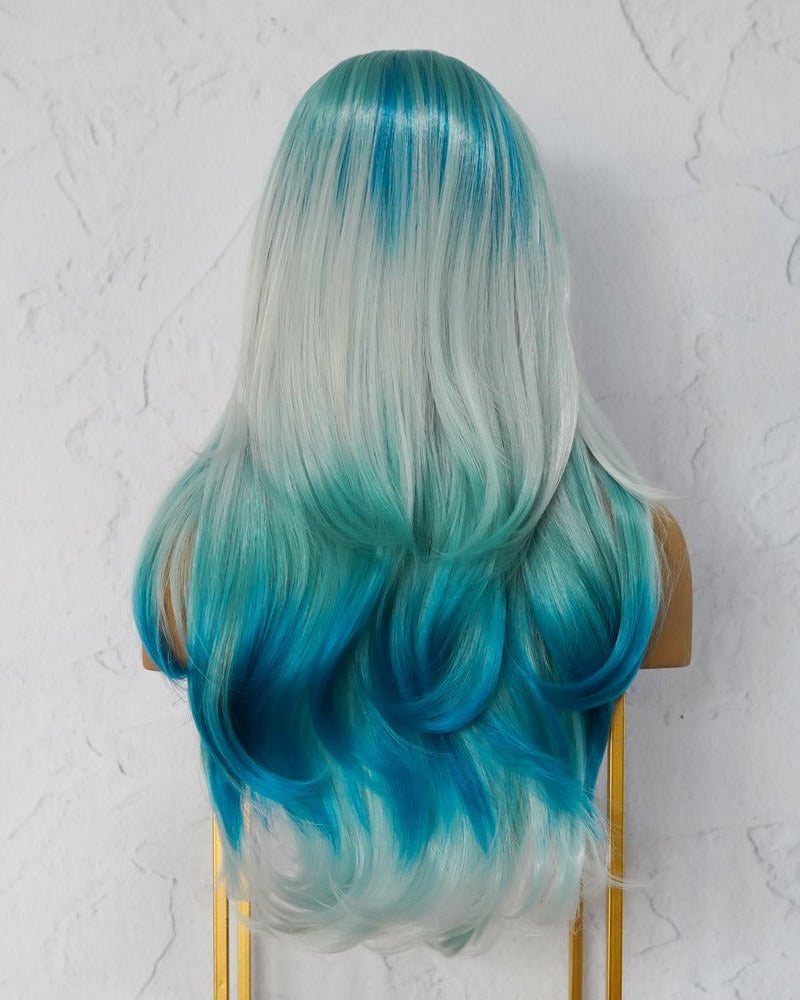 MYKONOS Ombre Blue Lace Front Wig - Milk & Honey