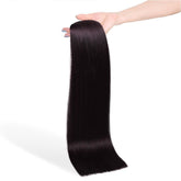 NATURAL BLACK (1B) Human Hair Clip In 22” **READY TO SHIP** - Milk & Honey Wigs