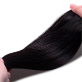 NATURAL BLACK (1B) Human Hair Clip In 22” **READY TO SHIP** - Milk & Honey Wigs