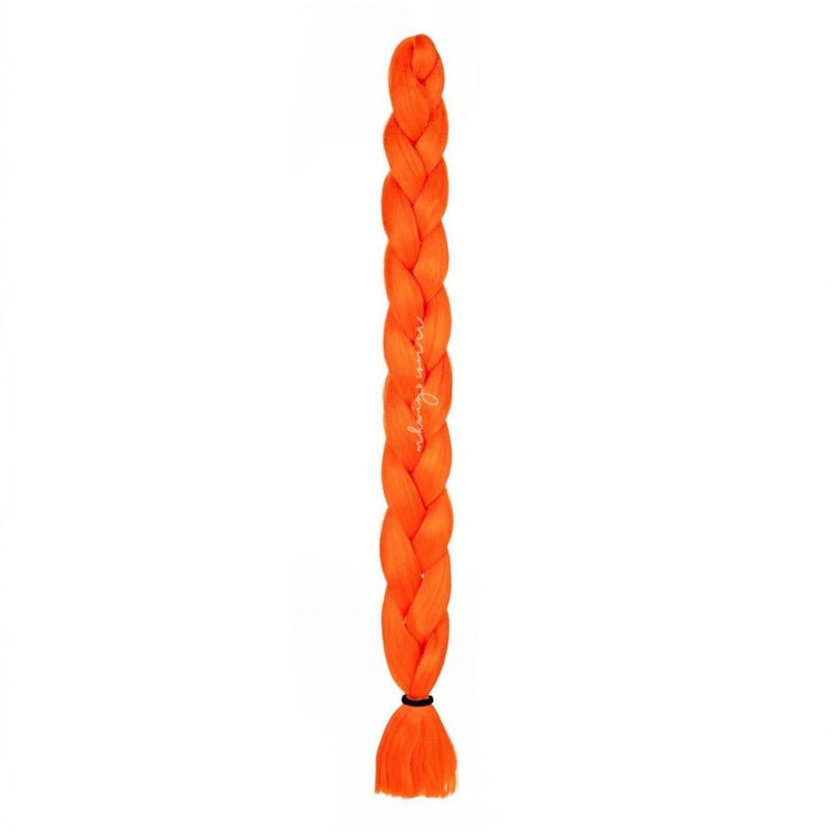 NEON ORANGE 41" - Milk & Honey Wigs