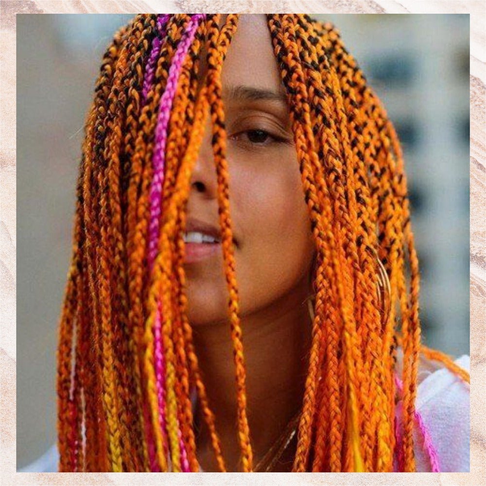 NEON ORANGE 41" - Milk & Honey Wigs