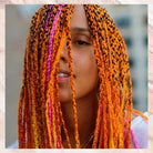 NEON ORANGE 41" - Milk & Honey Wigs