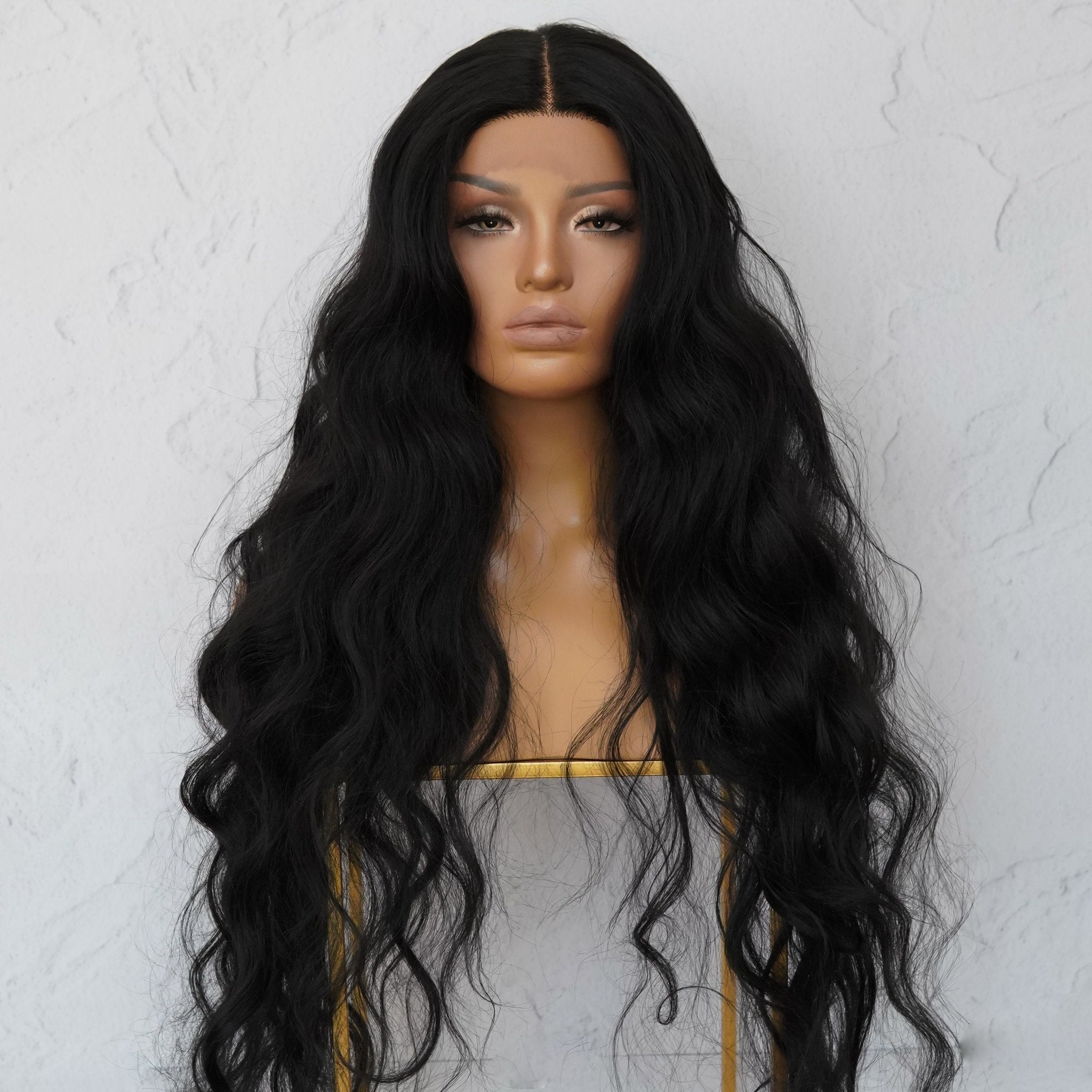 NERA Black 30&quot; Lace Front Wig - Milk &amp; Honey Wigs