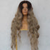 NERA Ombre Ash Blonde 30" Lace Front Wig - Milk & Honey Wigs