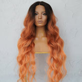 NERA Ombre Flame 30" Lace Front Wig - Milk & Honey Wigs
