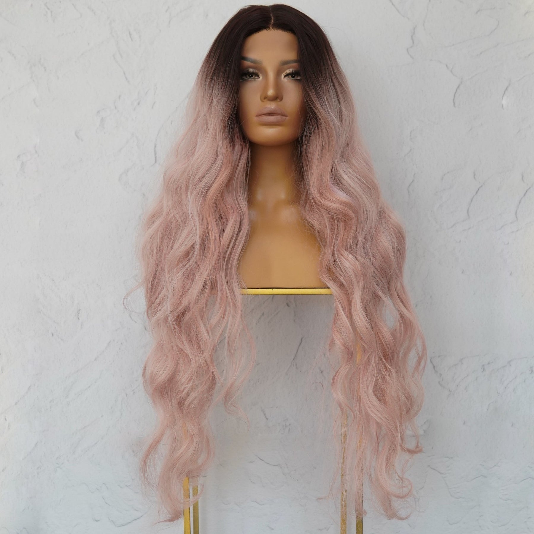 NERA Ombre Pink 30" Lace Front Wig - Milk & Honey