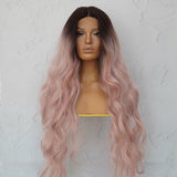 NERA Ombre Pink 30" Lace Front Wig - Milk & Honey