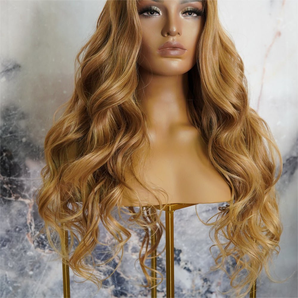 NIKKI CARAMEL 30" Lace Front Wig - Milk & Honey