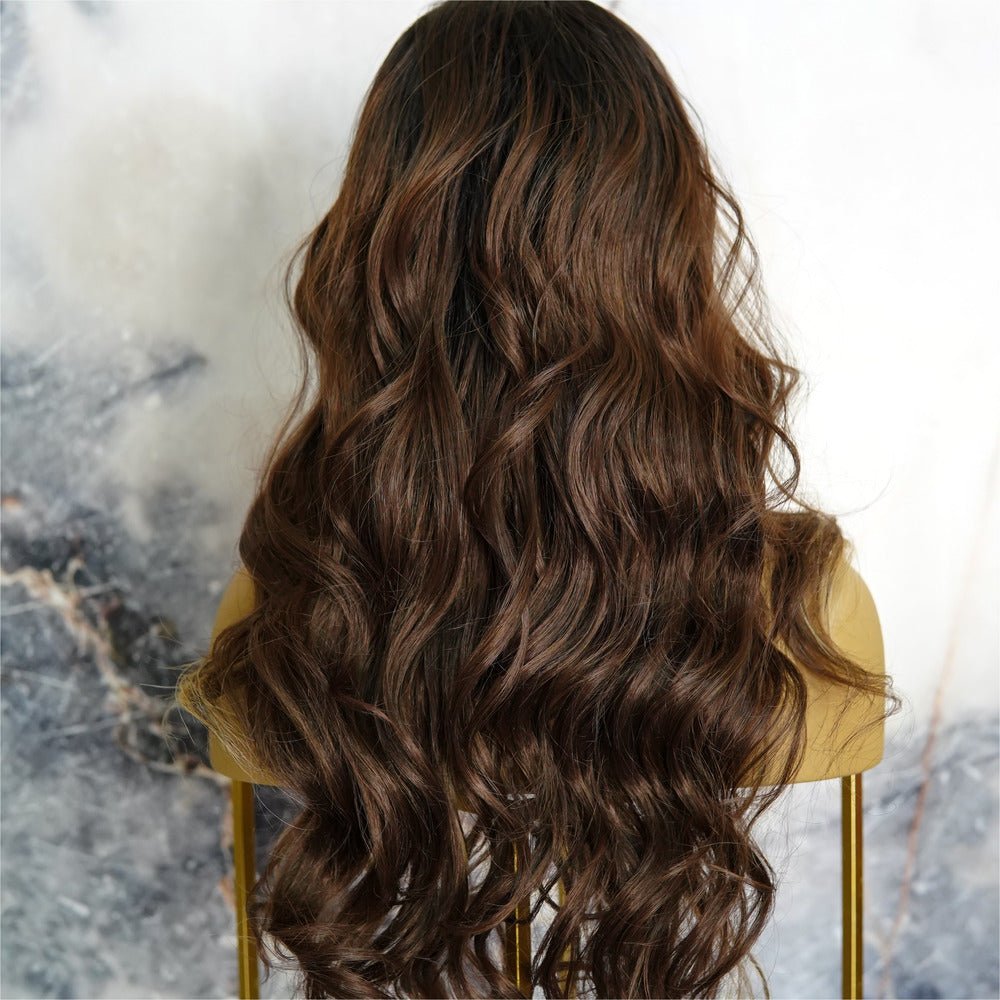 NIKKI MOCHA 30" Lace Front Wig - Milk & Honey