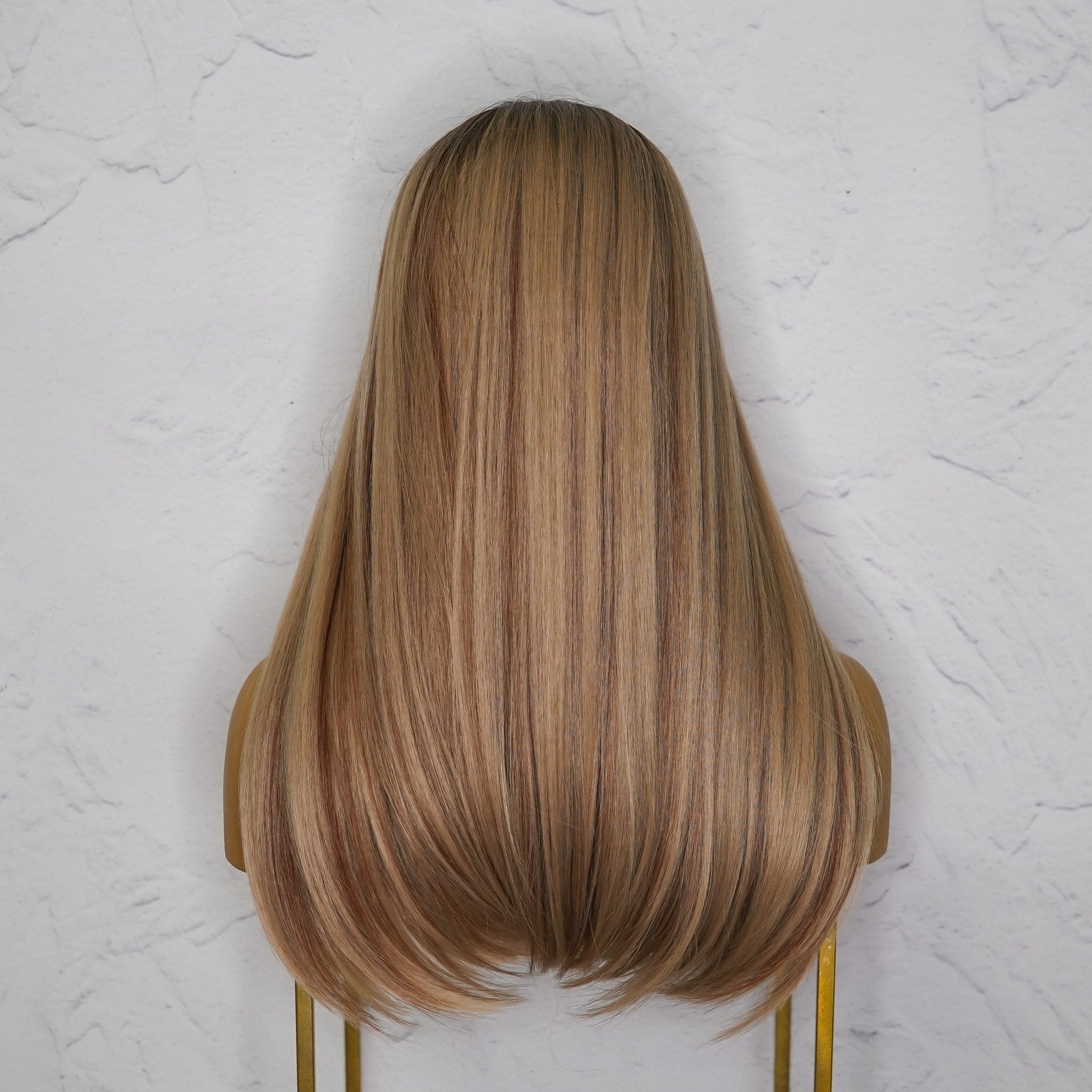 OAK Caramel Fringe Wig - Milk &amp; Honey Wigs