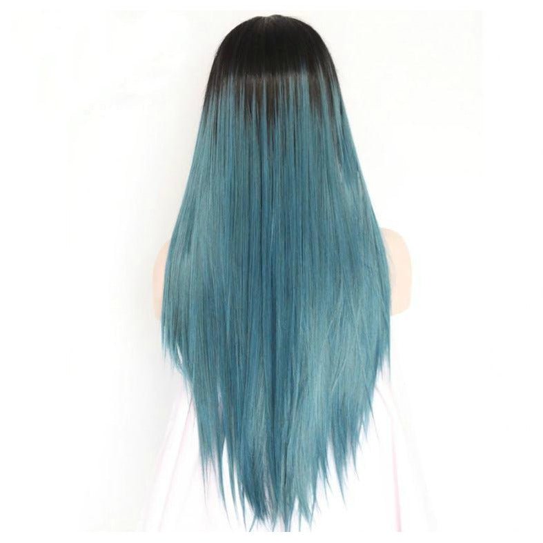 Ocean Girl Ombre Straight 24" Lace Front Wig - Milk & Honey
