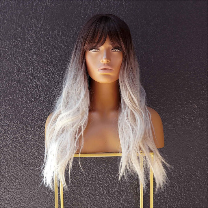 PARIS Ombre Fringe Wig - Milk & Honey