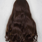 PAULA Dark Brown Lace Front Wig ** SAMPLE - Milk & Honey Wigs