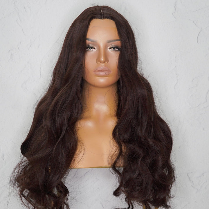 PAULA Dark Brown Lace Front Wig ** SAMPLE - Milk & Honey