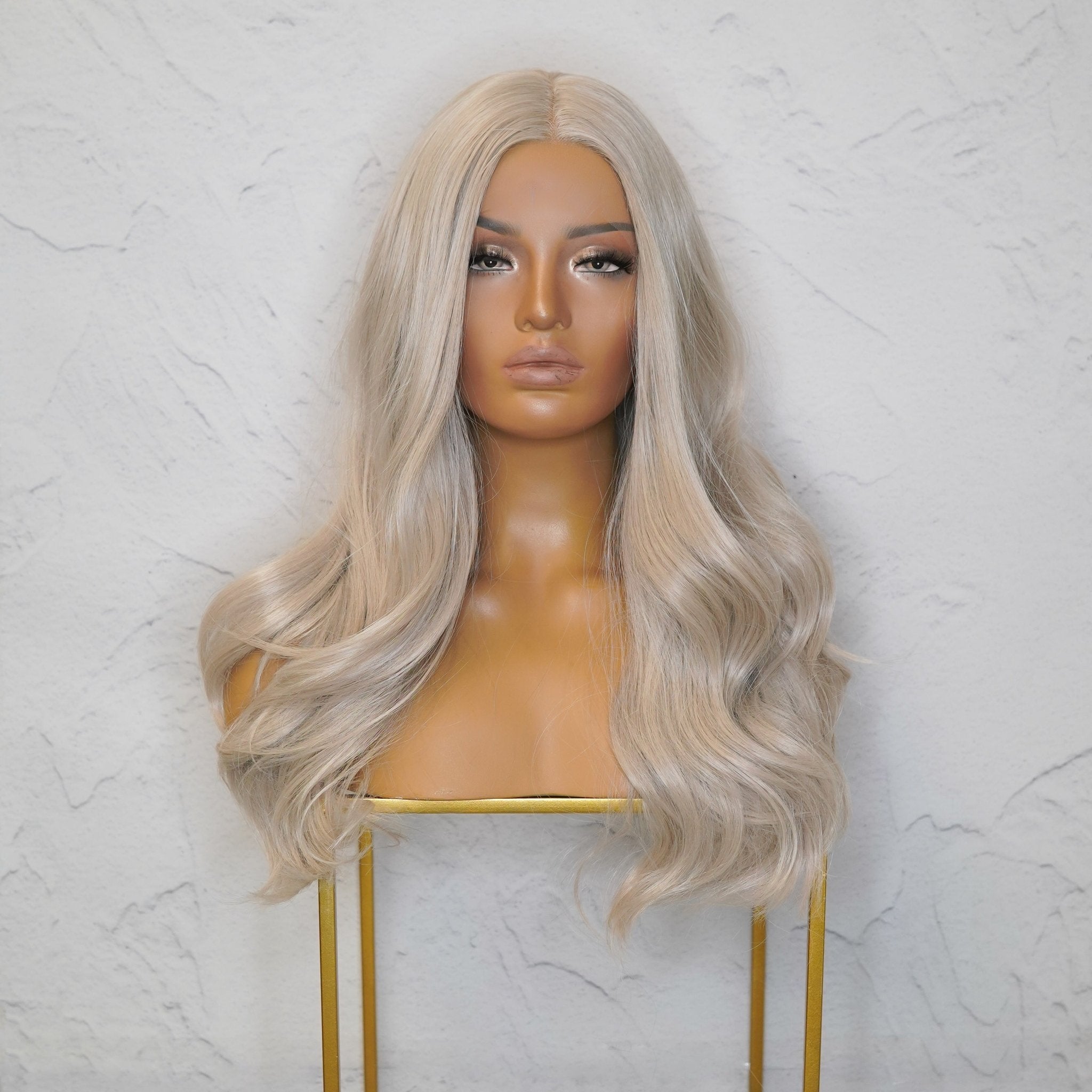 Pearl Blonde Lace Front Wig Milk Honey