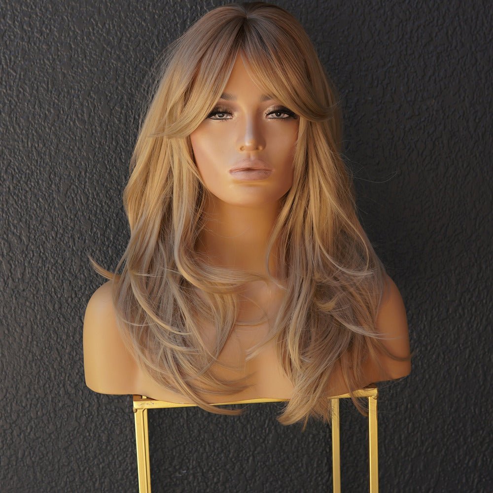 PENELOPE Ombre Blonde Fringe Wig - Milk &amp; Honey Wigs
