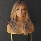 PENELOPE Ombre Blonde Fringe Wig - Milk & Honey Wigs