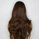 PETA Dark Brown Lace Front Wig - Milk & Honey Wigs