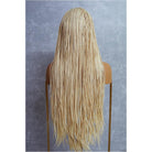 PHOENIX Ice Blonde Braided 26" Lace Front Wig - Milk & Honey