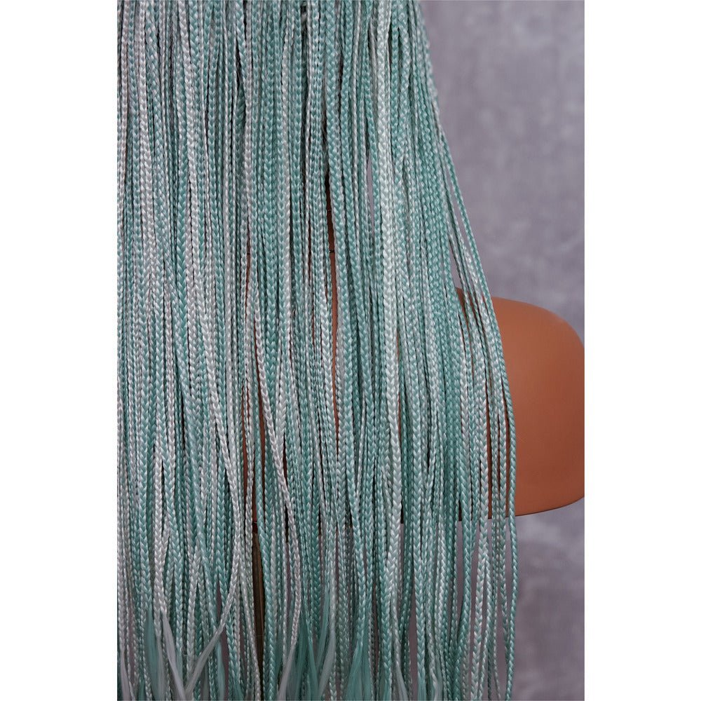 PHOENIX Mint Braided 26" Lace Front Wig - Milk & Honey Wigs