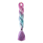 PINK, BLUE, PURPLE GLITTER BRAID HAIR 24" - Milk & Honey Wigs