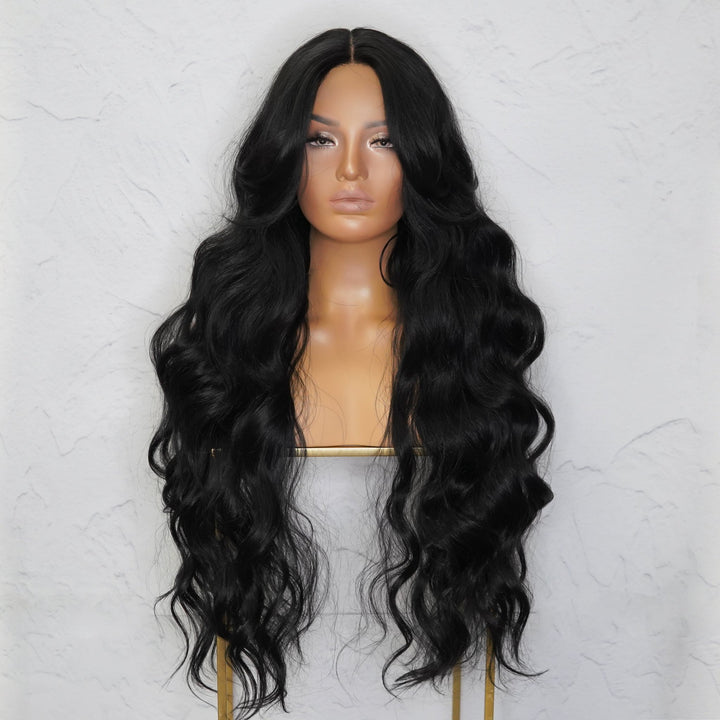 PIPER Black Lace Front Wig - Milk & Honey