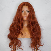 POLLY Auburn 30" Lace Front Wig - Milk & Honey Wigs