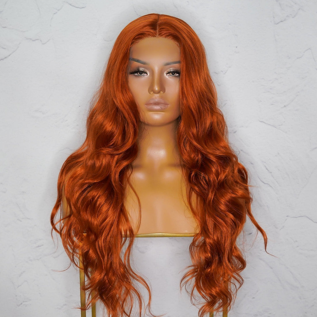 POLLY Ginger 30&quot; Lace Front Wig - Milk &amp; Honey Wigs