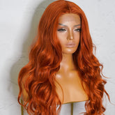 POLLY Ginger 30" Lace Front Wig - Milk & Honey Wigs