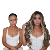 POLLY Ombre 30" Lace Front Wig - Milk & Honey Wigs