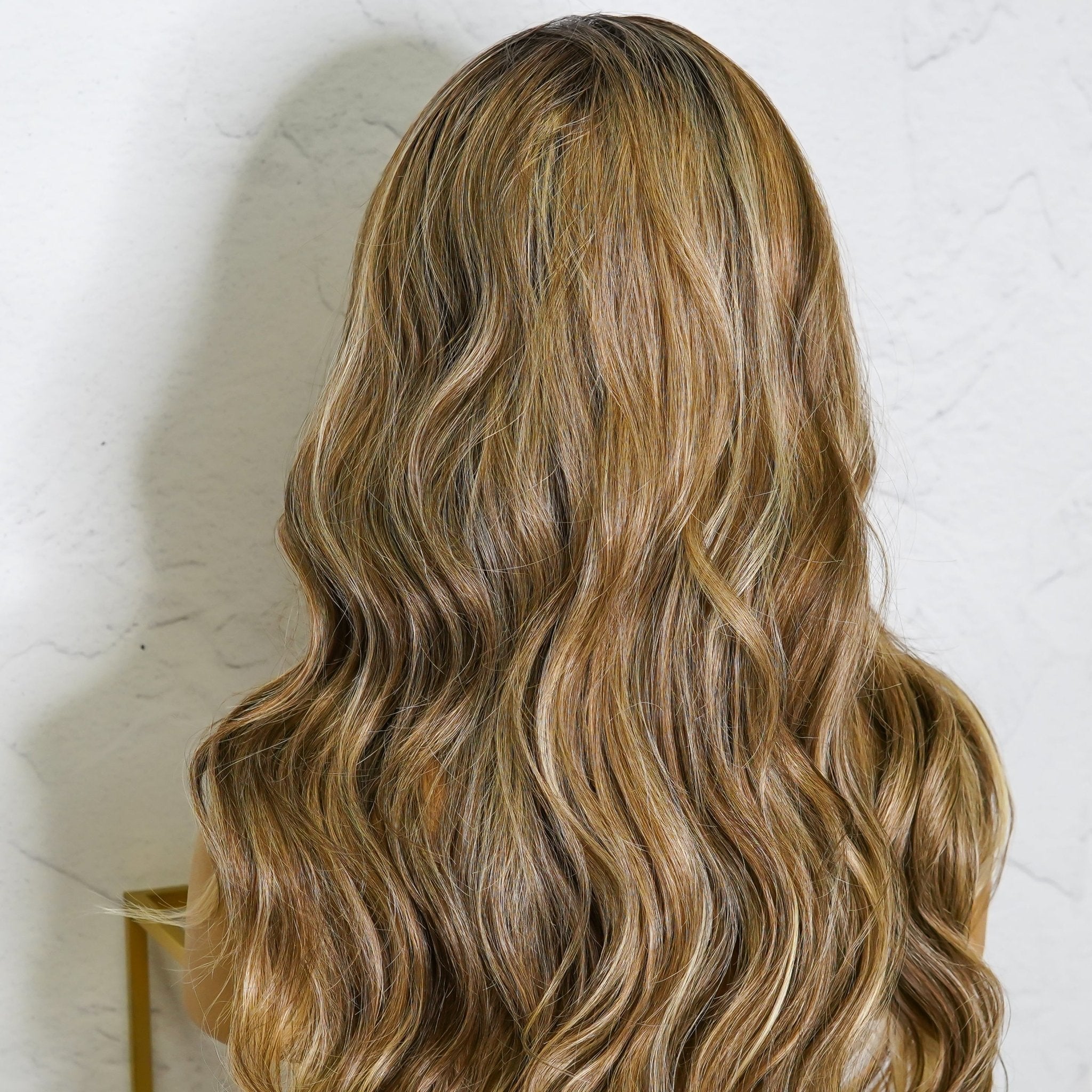 POLLY Ombre 30&quot; Lace Front Wig - Milk &amp; Honey Wigs