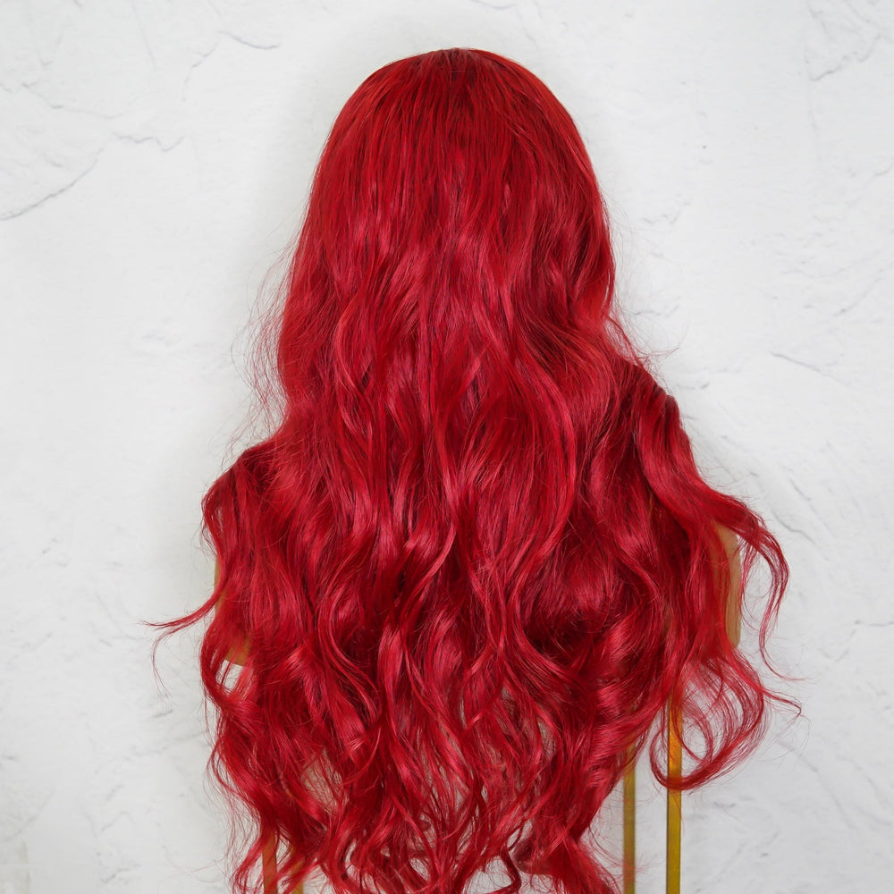 POLLY Red 30" Lace Front Wig - Milk & Honey