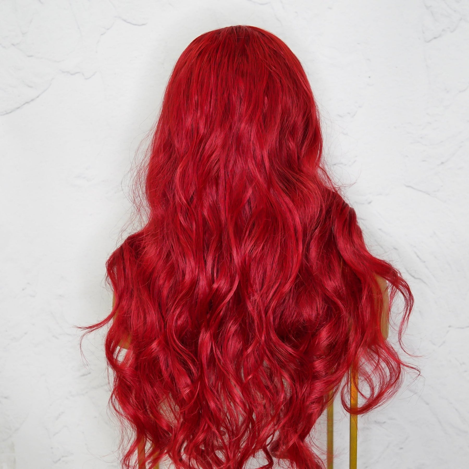 POLLY Red 30" Lace Front Wig - Milk & Honey