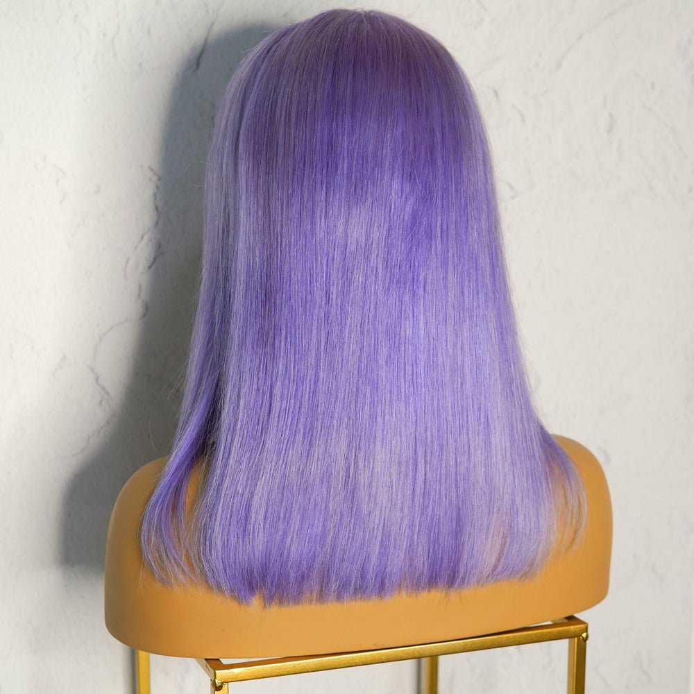 Purple Haze 2.0 Human Hair Lace Front Wig - Milk & Honey