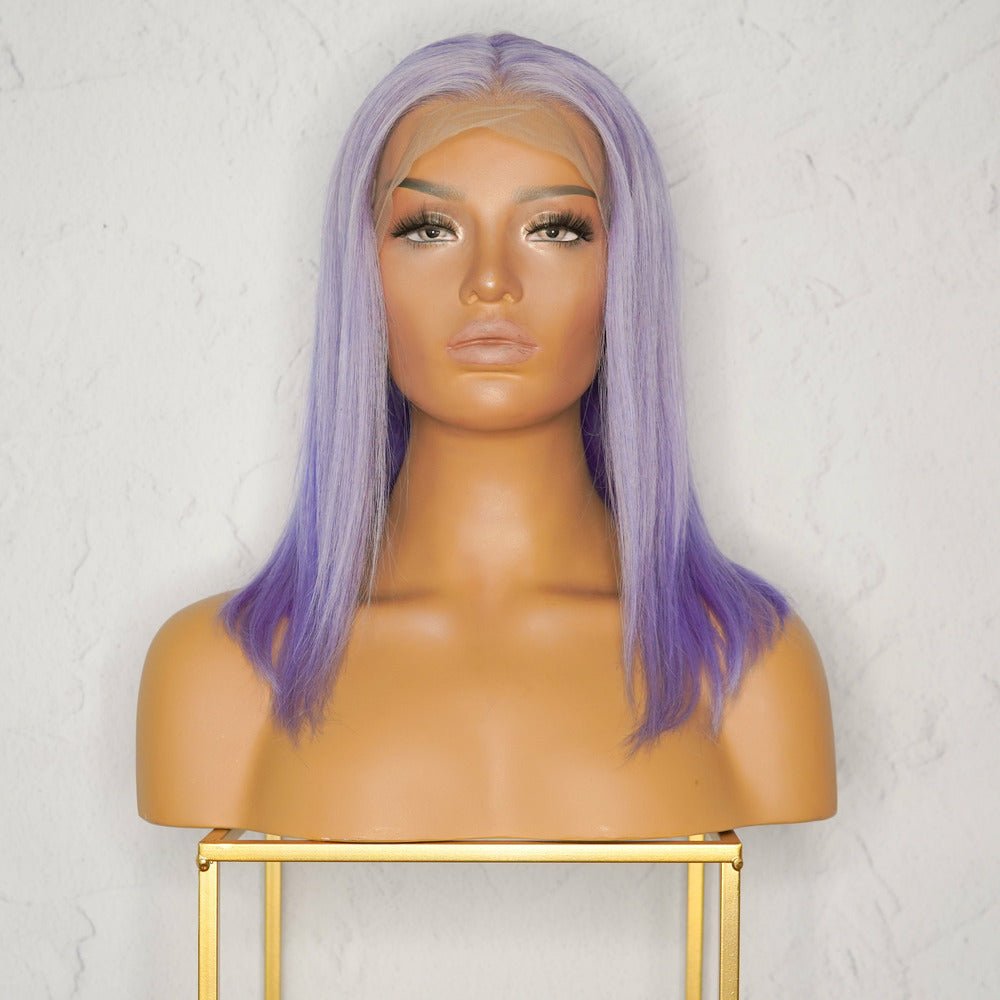 Purple Haze 2.0 Human Hair Lace Front Wig - Milk & Honey