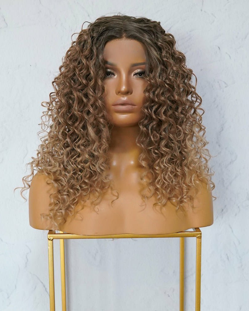 REMY Ombre Lace Front Wig - Milk & Honey