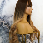 ROSA Brown Ombre Fringe Wig - Milk & Honey Wigs