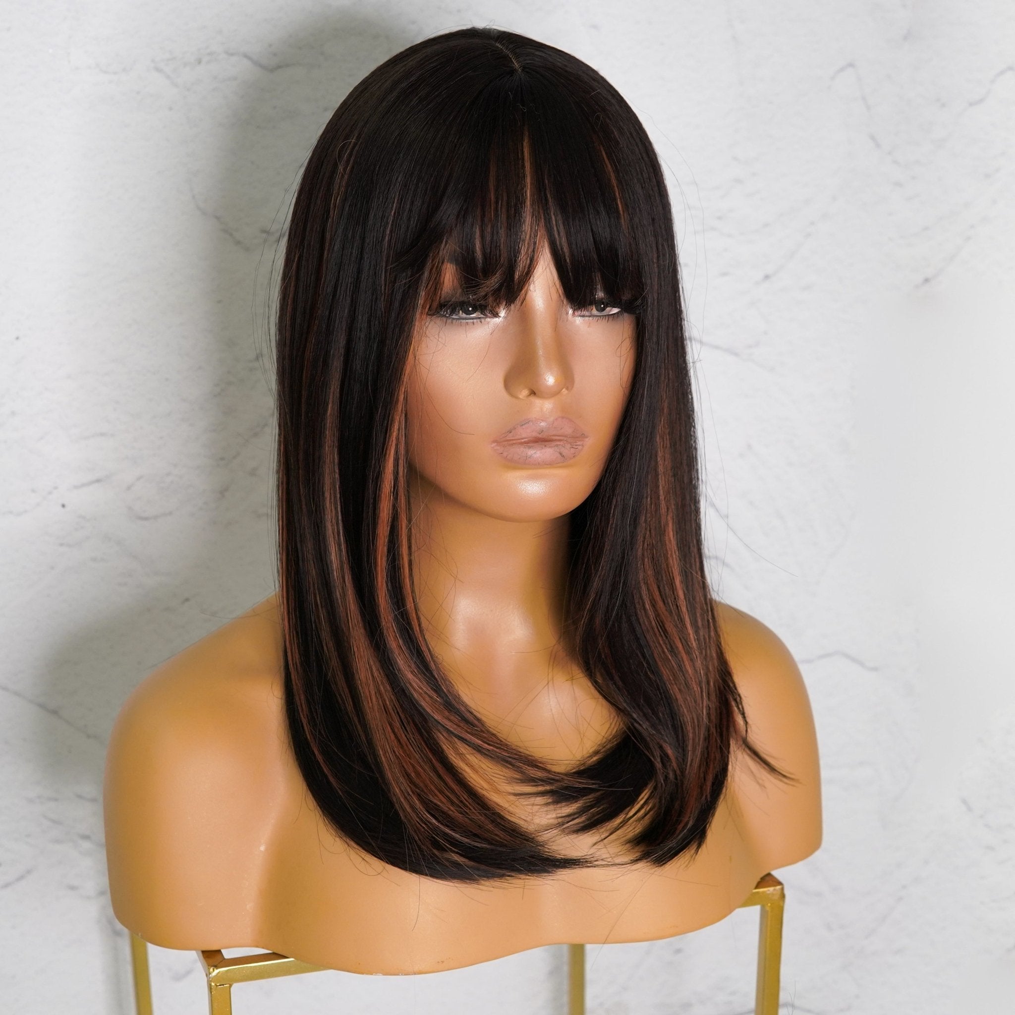 RUBY Black Fringe Wig - Milk &amp; Honey Wigs