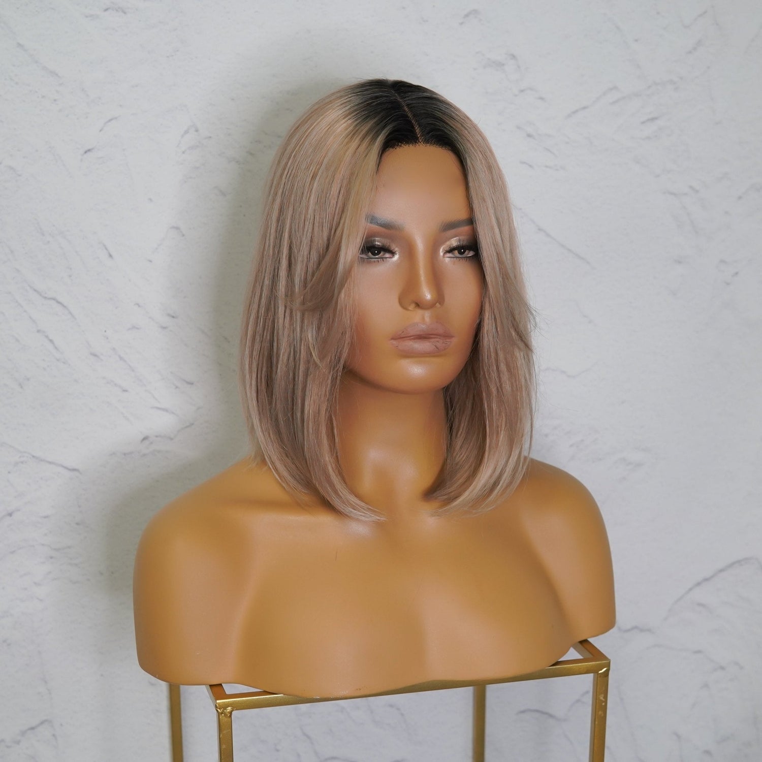 SABRINA Caramel Blonde Lace Front Wig - Milk &amp; Honey Wigs