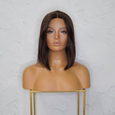 SABRINA Dark Brown Lace Front Wig - Milk & Honey Wigs