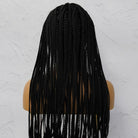 SAMPLE PHOENIX BLACK Braided 26" Lace Front Wig - Pre Cut Lace - Milk & Honey Wigs